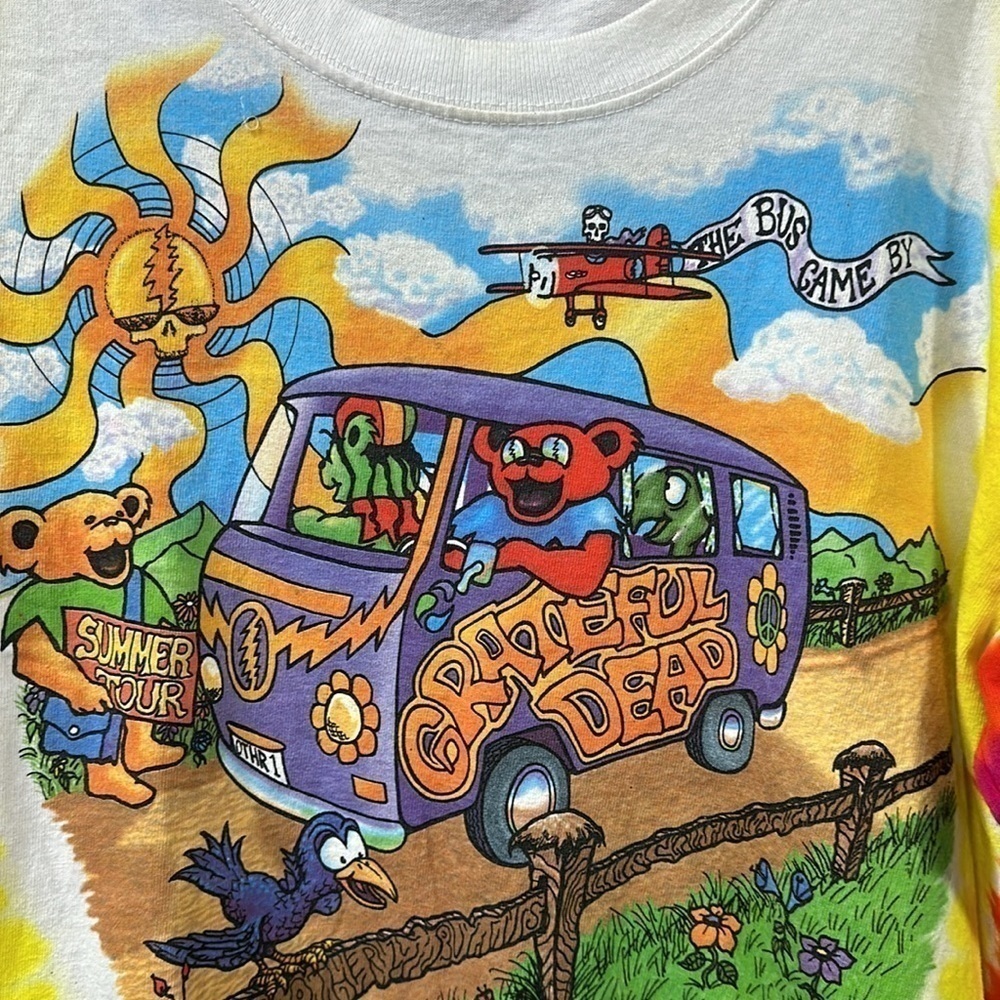 Grateful Dead Liquid blue tie-dye T-shirt size small - Picture 5 of 12
